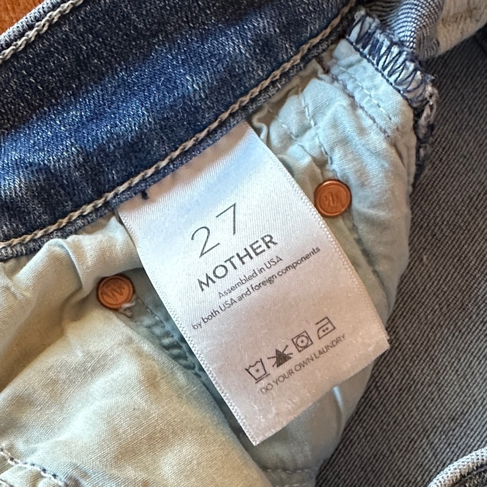 MOTHER Blue Flare & Wide Leg Jeans - Picture 3 of 9